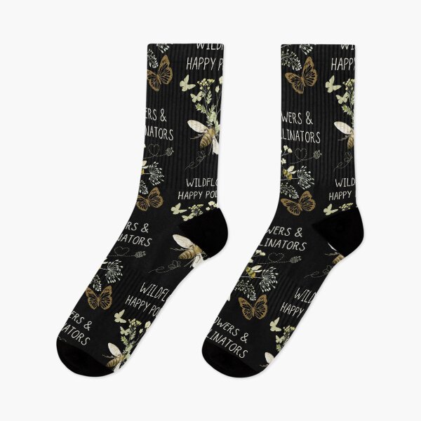 Item preview, Wildflowers & Happy Pollinators Eco-Friendly Environmental Design designed and sold by EarthArtDesigns.