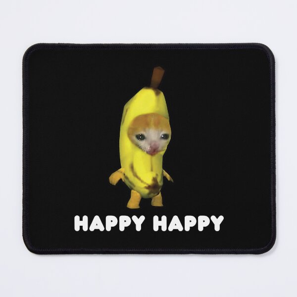 Item preview, Happy Banana Cat Meme designed and sold by FloraPlantTees.