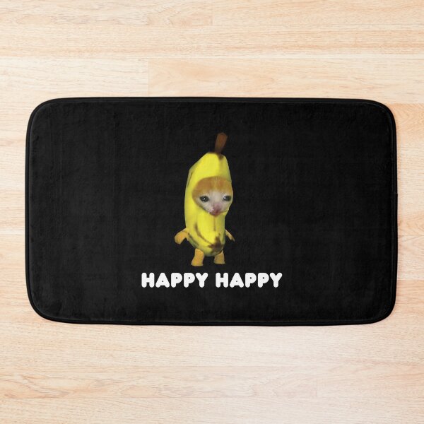 Item preview, Happy Banana Cat Meme designed and sold by FloraPlantTees.