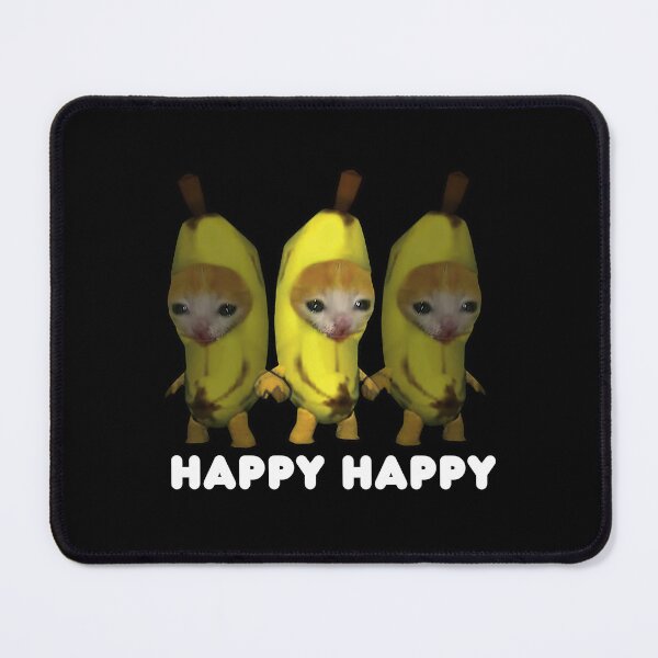 Item preview, Happy Banana Cat Meme designed and sold by FloraPlantTees.