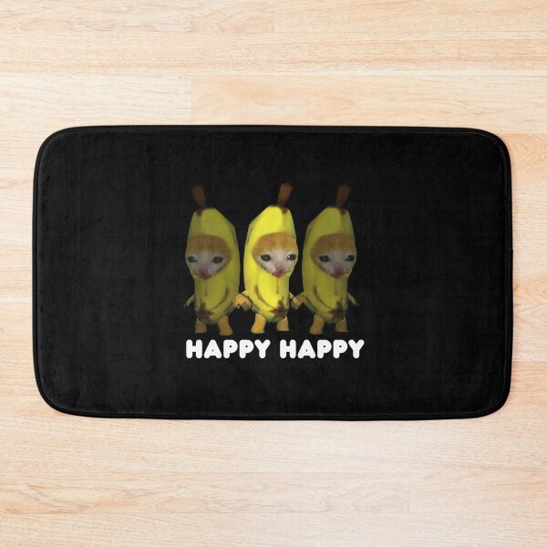 Item preview, Happy Banana Cat Meme designed and sold by FloraPlantTees.