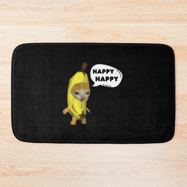 Item preview, Happy Banana Cat Meme designed and sold by FloraPlantTees.