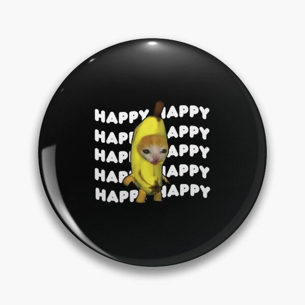 Item preview, Happy Banana Cat Meme designed and sold by FloraPlantTees.