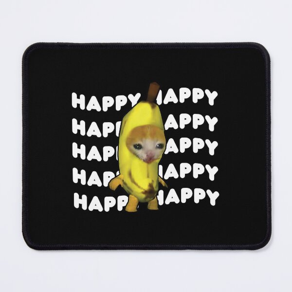 Item preview, Happy Banana Cat Meme designed and sold by FloraPlantTees.