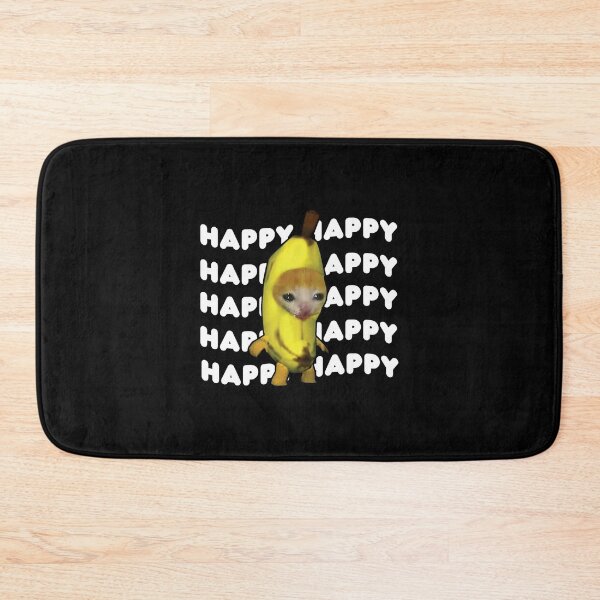 Item preview, Happy Banana Cat Meme designed and sold by FloraPlantTees.
