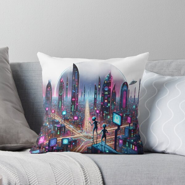 Item preview, Neon Dreams: A Vision of the Future designed and sold by rendigart.