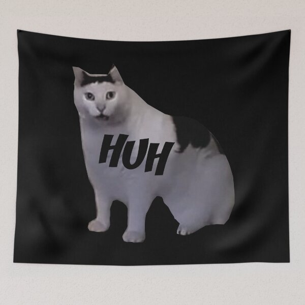 Item preview, Huh Cat Meme designed and sold by FloraPlantTees.