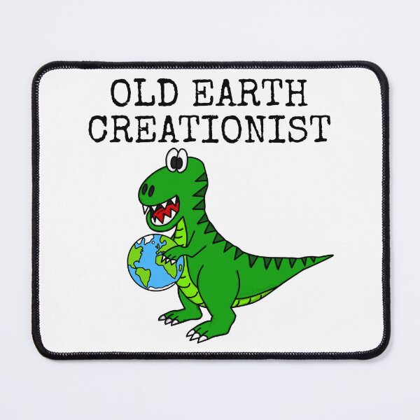 Item preview, Old Earth Creationist, T-Rex Dinosaur Creationism Church Funny designed and sold by doodlerob.