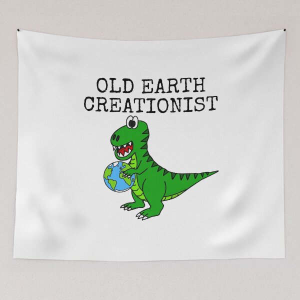 Item preview, Old Earth Creationist, T-Rex Dinosaur Creationism Church Funny designed and sold by doodlerob.