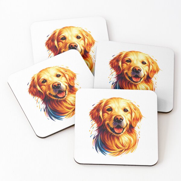 Item preview, Artistic Illustration of Golden Retriever. Gifts for Animal Lovers. designed and sold by LilianPixel.
