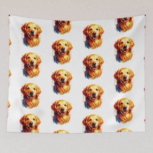 Item preview, Artistic Illustration of Golden Retriever. Gifts for Animal Lovers. designed and sold by LilianPixel.