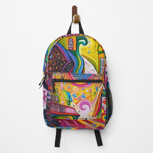 Artikelvorschau, Mann, der auf der Straße geht. Psychedelische Kunst entworfen und verkauft von GreissDesign.