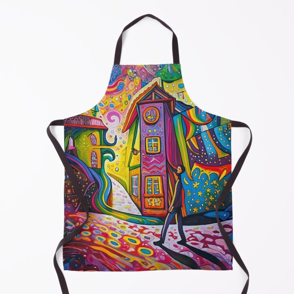 Item preview, Hombre caminando por la calle. arte psicodélico designed and sold by GreissDesign.