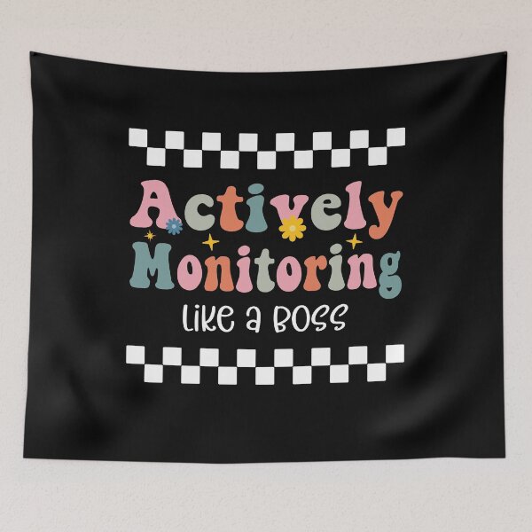 Item preview,  Actively Monitoring Like A Boss Test Day Teacher designed and sold by TeeFleet Noble.