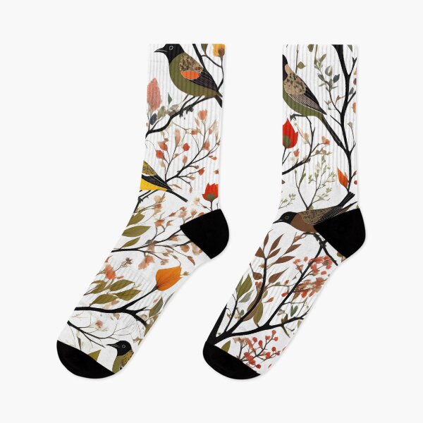 Item preview, Birds and Flowers Pattern designed and sold by MrKATORSKI.