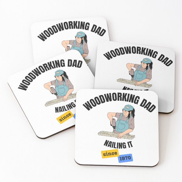 Item preview, Woodworking Dad Nailing It Since 1970 designed and sold by DesignMore21.