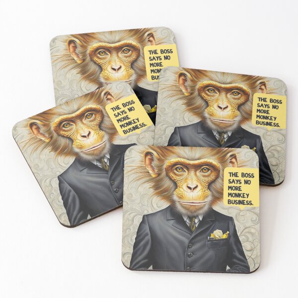 Item preview, No More Monkey Business  designed and sold by SRChappell.