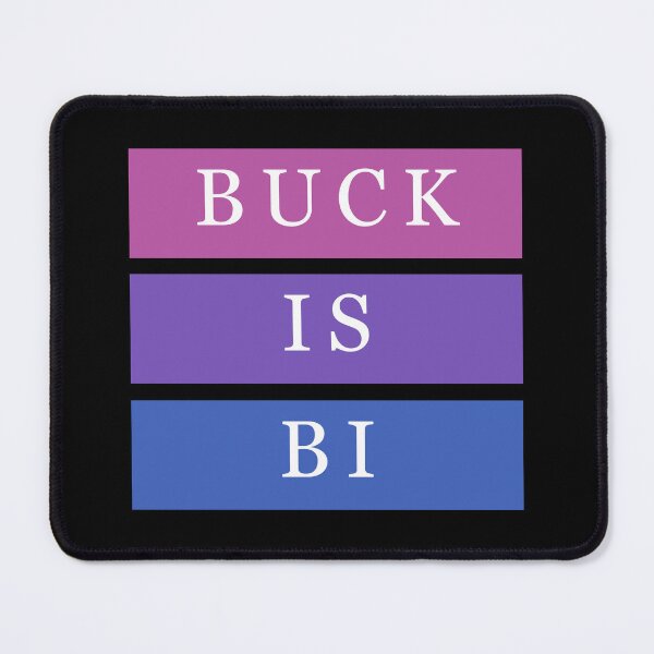 Item preview, Buck is bi (on black) designed and sold by nerdspride.