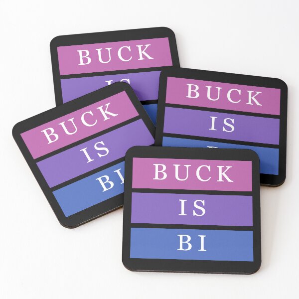 Item preview, Buck is bi (on black) designed and sold by nerdspride.