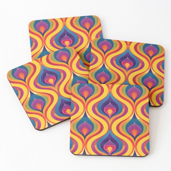 Item preview, Colorful Retro Design designed and sold by ArtbyAiGallery.
