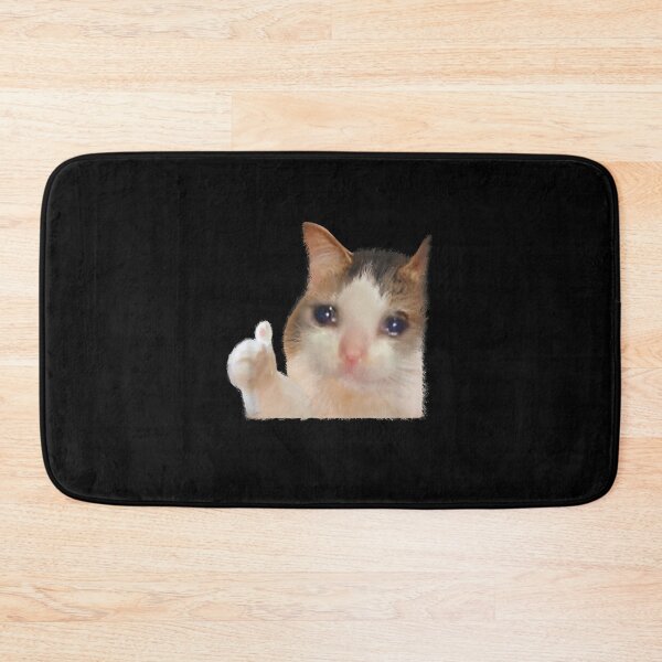 Item preview, Crying Cat Thumbs Up, Crying Cat designed and sold by FloraPlantTees.