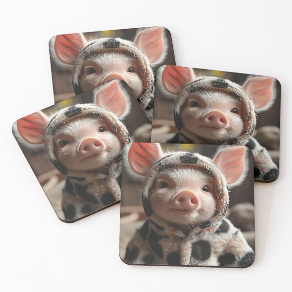 Item preview, The cow onesies wearing piglet designed and sold by Brendon987.