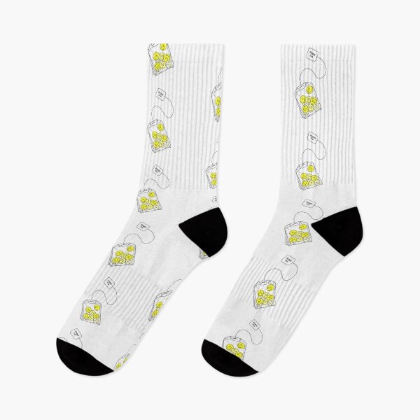 Item preview, Yellow Happy faces, Tea Bag | Minimalistic Style Tattoo Design Line Art Illustration Culture  designed and sold by bymtsef.