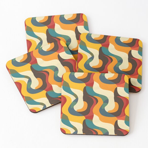 Item preview, Colorful Retro Design designed and sold by ArtbyAiGallery.