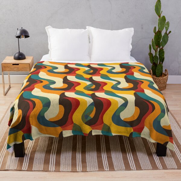 Item preview, Colorful Retro Design designed and sold by ArtbyAiGallery.