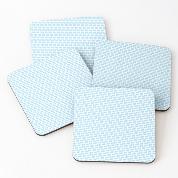 Item preview, Blue Rectangle Symmetrical Dual Line Streak BiColor Tiles designed and sold by Alchemy-A-La-G.