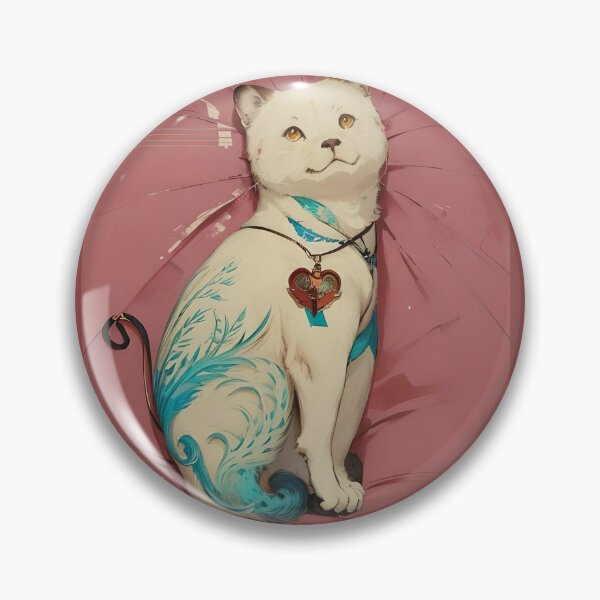 Item preview, White Cat designed and sold by Jasna Dragun.