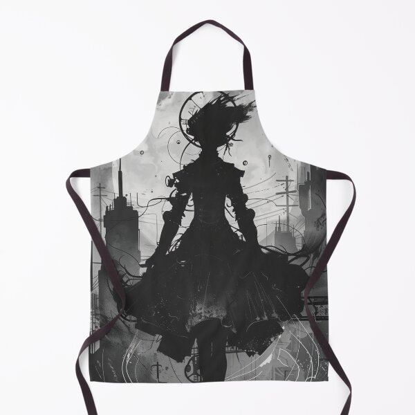 Item preview, Steampunk Victorian Woman Silhouette Noir designed and sold by DorkDome.