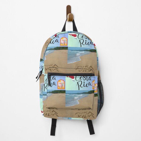 Item preview, Costa Rica: Beach, Pura Vida, Flag, Stamp designed and sold by Planet Agora.