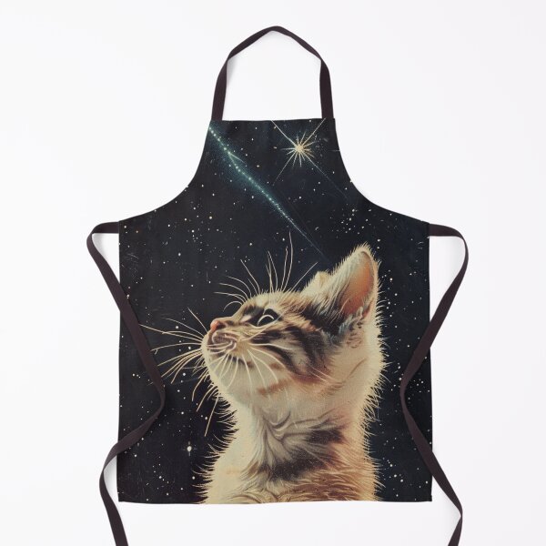 Item preview, Funny Kitten Cat in Space Cute Vintage Art Retro designed and sold by LVTFCOarts.