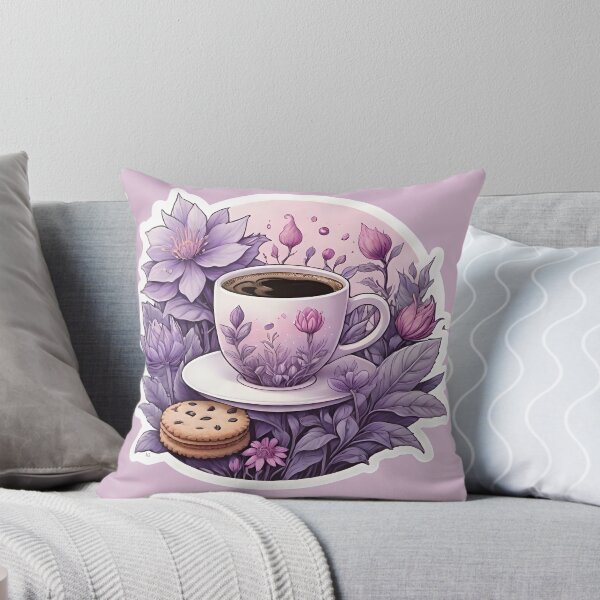Item preview, Tea Cup Paradise con Cookie (Edición Púrpura) designed and sold by AfootSloth.