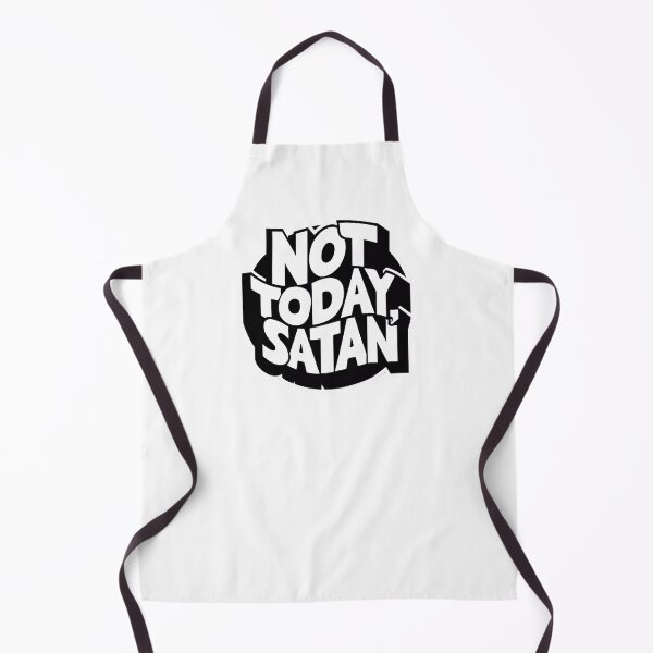Item preview, Copy of Not Today Satan Sticker, Black and White Bold Statement Decal, Motivational Quote Laptop Sticker, Waterproof Vinyl Bumper Sticker designed and sold by WatermelonPink.