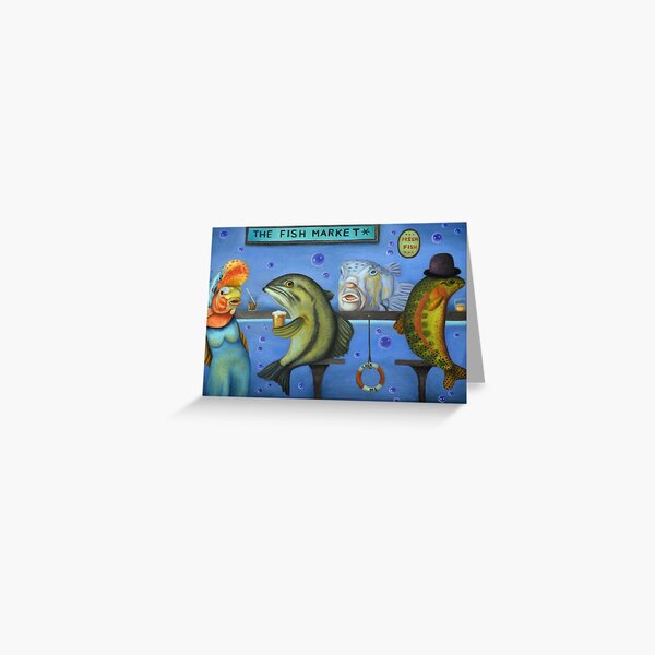 Drink Like A Fish Greeting Card