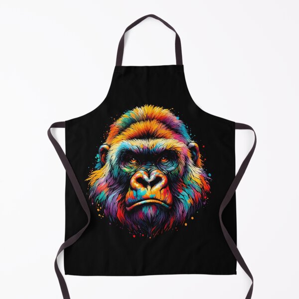 Item preview, Colorful Gorilla Art: Vibrant Monkey Painting for Animal Lovers Gift designed and sold by JUSTBEELEGANT.
