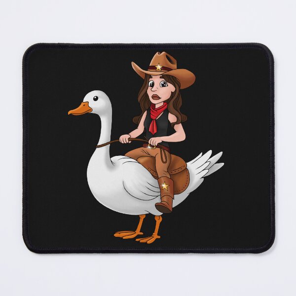 Item preview, Cowboy riding a goose! designed and sold by Caseymax.