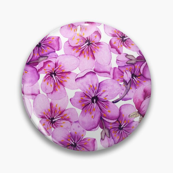 Artikelvorschau, Frühlings-Aquarell-Blumenmuster in hübschen Rosatönen entworfen und verkauft von DEC02.