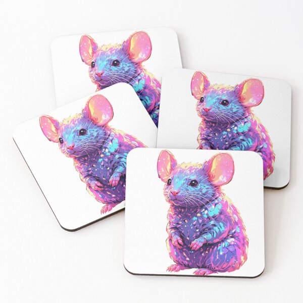 Item preview, Sitting pink rat  designed and sold by LevCreates.