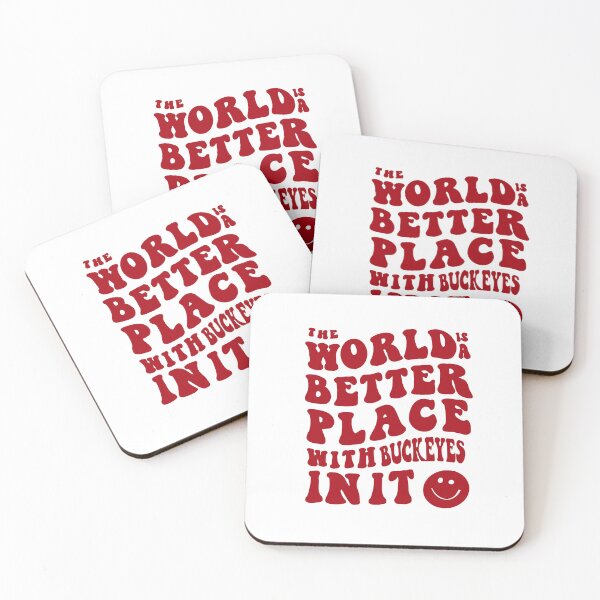 Item preview, the world is a better place with buckeyes in it designed and sold by jessicaleah15.