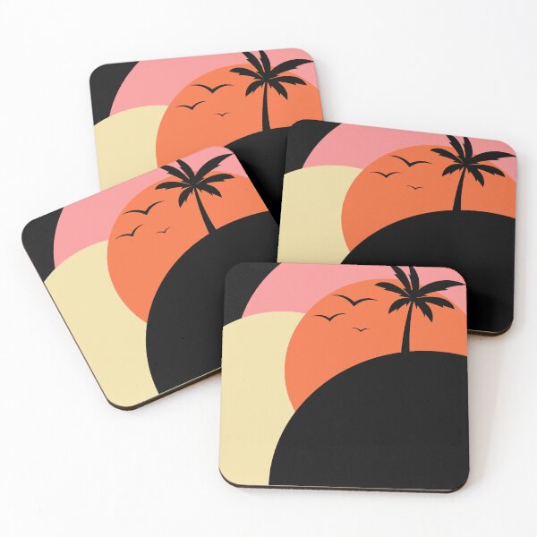Item preview, Summer Vibes Sunrise Sunset Palm Tree Graphic T-shirt designed and sold by ThinkNature!.