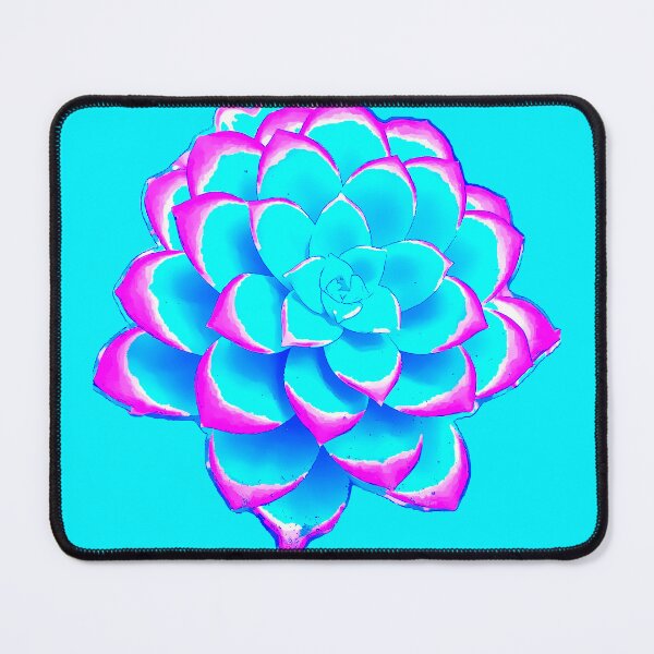Item preview, Turqoise Neon Succulent designed and sold by QueenTheBean.