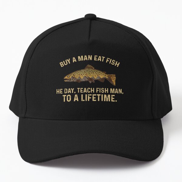 Vista previa del artículo con la obra «Compre un hombre que coma pescado, el día, enséñele al hombre pez, para toda la vida, Joe Biden», diseñado y vendido por VerdePlantTees.