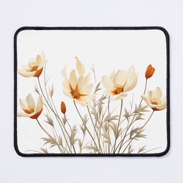 Item preview,  Design a figure of a majestic and simple wildflower from Central America that appears to be made of soft, velvety textures on a white background. designed and sold by SBD-Shop.