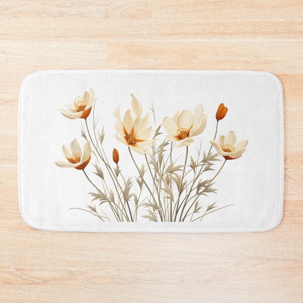 Item preview,  Design a figure of a majestic and simple wildflower from Central America that appears to be made of soft, velvety textures on a white background. designed and sold by SBD-Shop.
