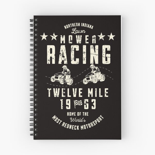 Item preview, Northern Indiana Lawn Mower Racing Twelve Mile Est 1963 designed and sold by The Masked Designer.
