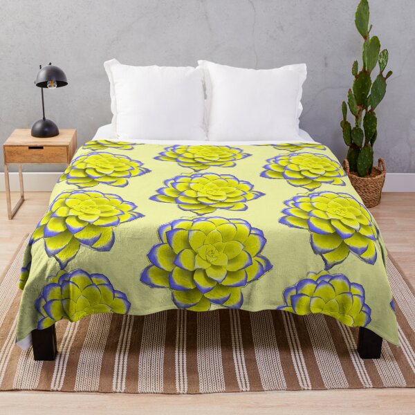 Item preview, Yellow Neon Succulent designed and sold by QueenTheBean.