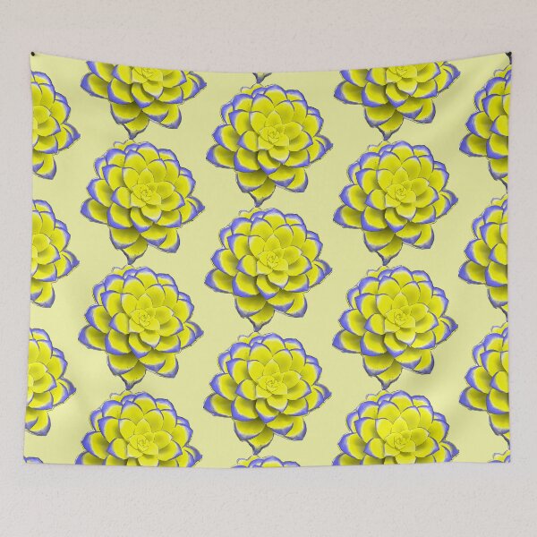 Item preview, Yellow Neon Succulent designed and sold by QueenTheBean.